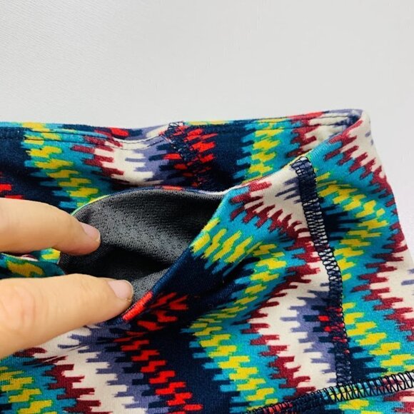 Patagonia Leggings Aztec Timber Striped Chevron Tights Active Athletic Yoga Hike - Picture 4 of 9